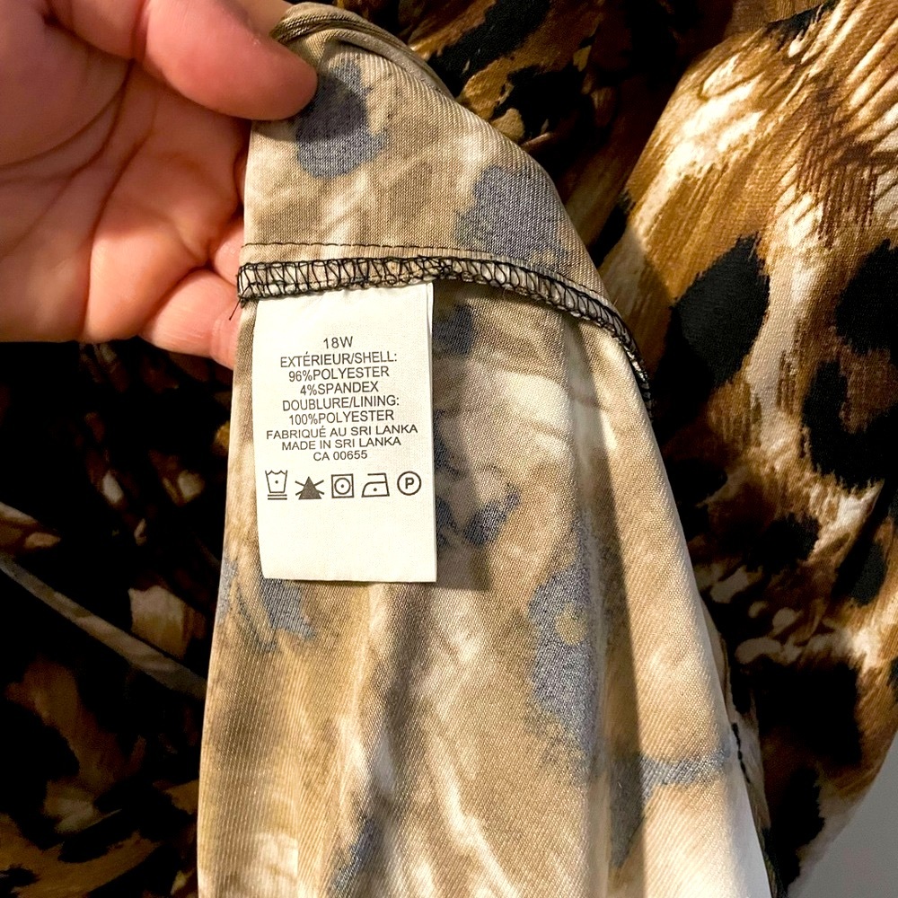 EUC Penningtons animal print Dress 18W - Picture 6 of 9
